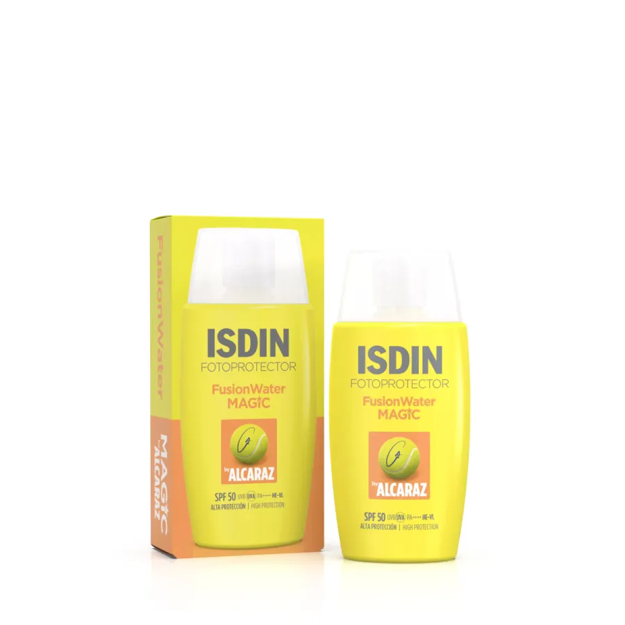 Protector Solar ISDIN FUSION WATER MAGIC ALCARAZ SPF 50 – 50 ml- Bloqueador
